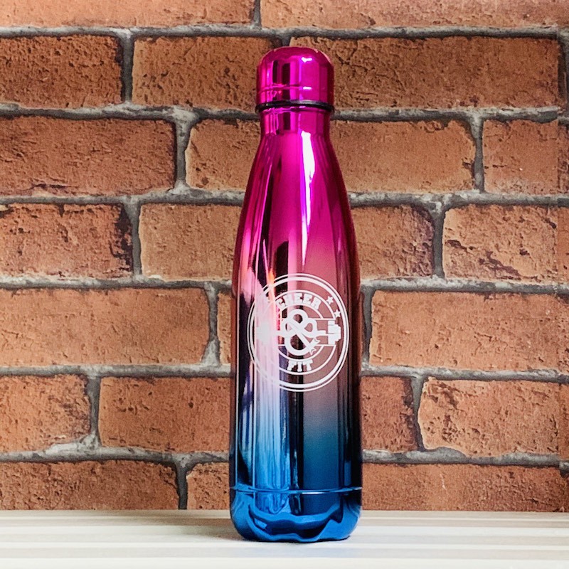 Gourde isotherme Ombré Purple Silver Blue - Cheer & Fit