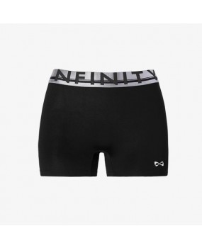 Short Noir Nfinity Flex ceinture Argent et Noire