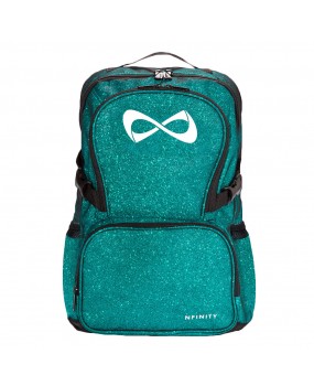 Sac NFINITY TEAL Sparkle pailleté logo blanc