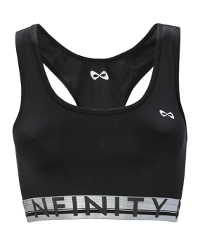 Brassière noire NFINITY Silver Flex Bra Argent/ Noire