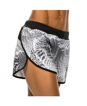 Short Noir et Blanc WORKOUT EMPIRE High Performance SNOW